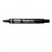 Permanent Markers Pentel N60 Black Permanent Chisel Markers Pack of 12 N60-A
