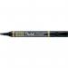 Permanent Markers Pentel N860 Permanent Chisel Black Marker Pack of 12 N860-AE