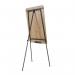 ROCADA NATURAL Tripod Flipchart with Magnetic Dry Wipe Surface - Oak NAT0610