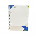 Ruled Margin Spiral Soft Cover Notebook 160 Pages A5 Pack of 5 NB0100