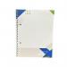Ruled Margin Spiral Soft Cover Notebook 160 Pages A5 Pack of 5 NB0100