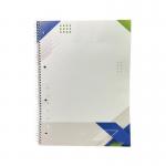 Ruled Margin Spiral Soft Cover Notebook 140 Pages A4 Pack of 5 NB0106