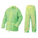 The photograph features a bright yellow Beeswift Nylon B-Dri weatherproof suit, complete with overalls and coveralls. The sturdy material and bold color make it perfect for outdoor work or activities. The suit provides protection from varying weather conditions, ensuring the wearer stays dry and comfortable.