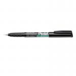 Permanent Markers Pentel NMF50 Permanent Marker Superfine Tip Black Pack of 12 NMF50-AO