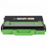 The photo shows Brother Waste Toner Containers, specifically the OEM Brother WT-223CL model. The containers are designed to collect waste toner and keep the printing process clean. The container is in a black and white color scheme and features the Brother logo prominently. The unit is compact and easy to install.