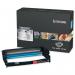 This photo shows a pack of Lexmark ink cartridges featuring an OEM Lexmark E260 Photoconductor Unit. The unit has a page yield of 30000 pages and is labeled with the code 0E260X22G for easy identification.