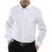 This photo features a classic Beeswift Oxford Shirt in a crisp white color. The long sleeves add a touch of sophistication, while the 16.5 size ensures a comfortable fit. The high-quality fabric and timeless style make it a versatile wardrobe staple.