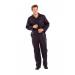 This photo features a navy blue Beeswift heavy weight boilersuit in size 46. The boilersuit has a durable construction and sleek design, perfect for any task at hand.