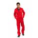 This image features a vibrant red Beeswift boilersuit with a sleek and sturdy design. The boilersuit is made of high-quality materials and offers durability and protection. The bright red color adds a unique touch to the overall look.