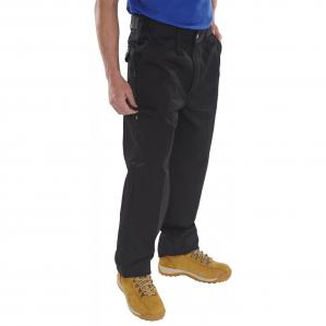 Beeswift Heavyweight Drivers Trousers Black 38T PCT9BL38T