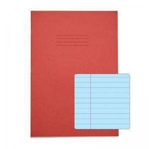 Rhino Stationery RHINO A4 Special Exercise Book 48 Page, Red with
