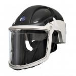 Gentex Pf3000 Hard Hat (Black) Papr Clear Visor P3 PF3000-H2SB11