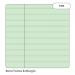 RHINO A4 Special Refill Pad 50 Leaf, Green Tinted Paper, F8M (Pack of 6) PHAGFM-0