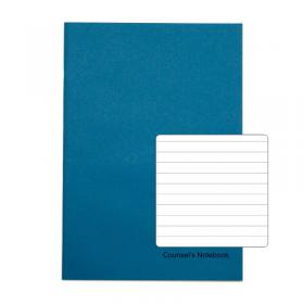 Rhino Stationery RHINO A4 Perforated CounselsCouncil Notebook 96 Page, Light Blue, F8 (Pack of 80) RHCN5-4