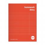 RHINO 8 x 6 Homework Diary 84 Page, 5-Day Week (Pack of 10) PSDWD2-2