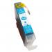 The image shows a pack of AC ink cartridges compatible with Canon BCI-3C, in the color cyan. The pack also includes cartridges for BCI-5C and BCI-6C. The cartridges are designed for inkjet printers.