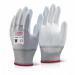 Beeswift Pu Coated Gloves White L PUGWL