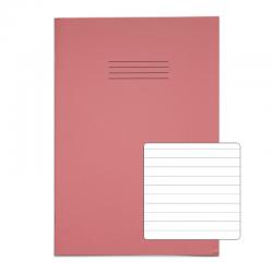 Rhino Stationery RHINO 13 x 9 Oversized Exercise Book 40 Page, Pink, F8 (Pack of 10) PVDU024-150-8