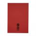 RHINO 13 x 9 Oversized Exercise Book 80 Page, Red, S10 (Pack of 10) PVDU080-301-8
