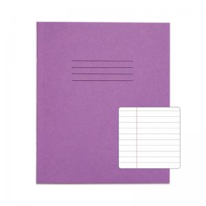 Rhino Stationery RHINO 8 x 6.5 Exercise Book 48 Page, Purple, F8M Pack