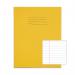 RHINO 9 x 7 Exercise Book 48 Page, Yellow, F8M (Pack of 10) PVEX352-115-6