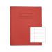 A set of 10 vivid red exercise books with a durable, textured cover featuring the iconic Rhino logo. Each book measures 8 x 6.5 inches and contains 120 lined pages, perfect for any writing or drawing needs. Ideal for school, work, or personal use.