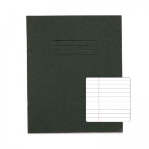 Rhino Stationery RHINO 8 x 6.5 Exercise Book 80 Page, Dark Green, F8M