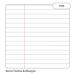 RHINO 9 x 7 Exercise Book 80 Page, Red, F6M (Pack of 10) PVEX554-193-6