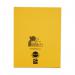 RHINO 9 x 7 Exercise Book 80 Page, Yellow, S5 (Pack of 10) PVEX554-274-6