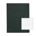 RHINO 9 x 7 Exercise Book 80 Page, Dark Green, S5 (Pack of 10) PVEX554-371-2