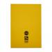 RHINO A4 Exercise Book 80 Page, Yellow, S7 (Pack of 10) PVEX668-1175-6