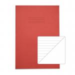 RHINO A4 Exercise Book 80 Page, Red, F8/B (Pack of 10) PVEX668-1235-0