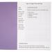 RHINO A4 Cornell Exercise Book 80 Page Purple 5mm Squared (Pack of 10) PVEX668-315-0