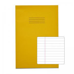Rhino Stationery RHINO A4 Exercise Book 80 Page, Yellow, F8M Pack of