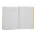 RHINO A4 Exercise Book 80 Page, Yellow, F8M (Pack of 10) PVEX668-945-8