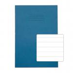The Rhino Stationery A4 Exercise Books come in a pack of 10 and each book has 64 pages. The cover is a light blue color. The product code is not given in the description.