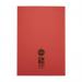 RHINO A4 Exercise Book 96 Page, Red, F8M (Pack of 10) PVEX696-495-0