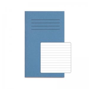 Rhino Stationery RHINO A6 Exercise Book 48 Page, Blue Light, F7 Pack