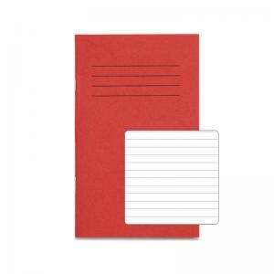 Rhino Stationery RHINO A6 Exercise Book 48 page, Red, F7 Pack of 100