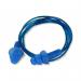 Beeswift Qed Corded Detectable Ear Plugs Blue (Box of 200) QED001CD