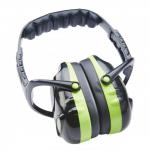 In the image, two yellow ear defenders can be seen, with the QED logo on the top. The ear cups are padded and adjustable for a comfortable fit. The defenders are connected by a black padded headband, which also features the Beeswift brand name. The overall design is sleek and functional, perfect for protecting the ears in loud environments.