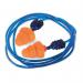 Beeswift ORANGE CORDED TRI FLANGE REUSABLE EAR PLUG SNR 34 Box200 QED602C