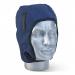 This image features a navy blue Beeswift helmet liner for winter, designed to keep the wearer warm and protected while working. The liner has a sleek and modern design, with a snug fit and durable material. The subtle beeswift logo is prominently displayed on the front.