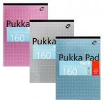 Pukka Refill Pad A4 160 Pages Assorted Pack of 6 REF80/1