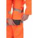 Beeswift Railspec Coveralls With Reflective Tape Size 36 Orange  RSC36