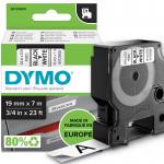 Dymo 45803 (S0720830) D1 Label Tape Black on White 19mm x 7m S0720830