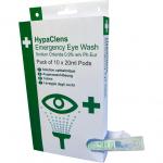HypaClens Emergency Eye Wash Dispenser (10 x 20ml pods) SAF0044