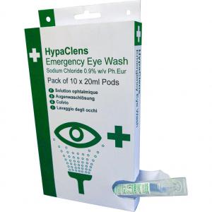 HypaClens Emergency Eye Wash Dispenser 10 x 20ml pods SAF0044