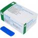HypaPlast Blue Plasters, Visually Detectable, 7.2 x 2.5cm (100 Pack) SAF0060