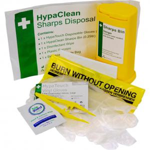 HypaClean Sharps Disposal Pack - 1 Application SAF0082
